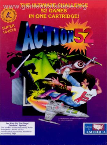 Cover Action 52 for Genesis - Mega Drive